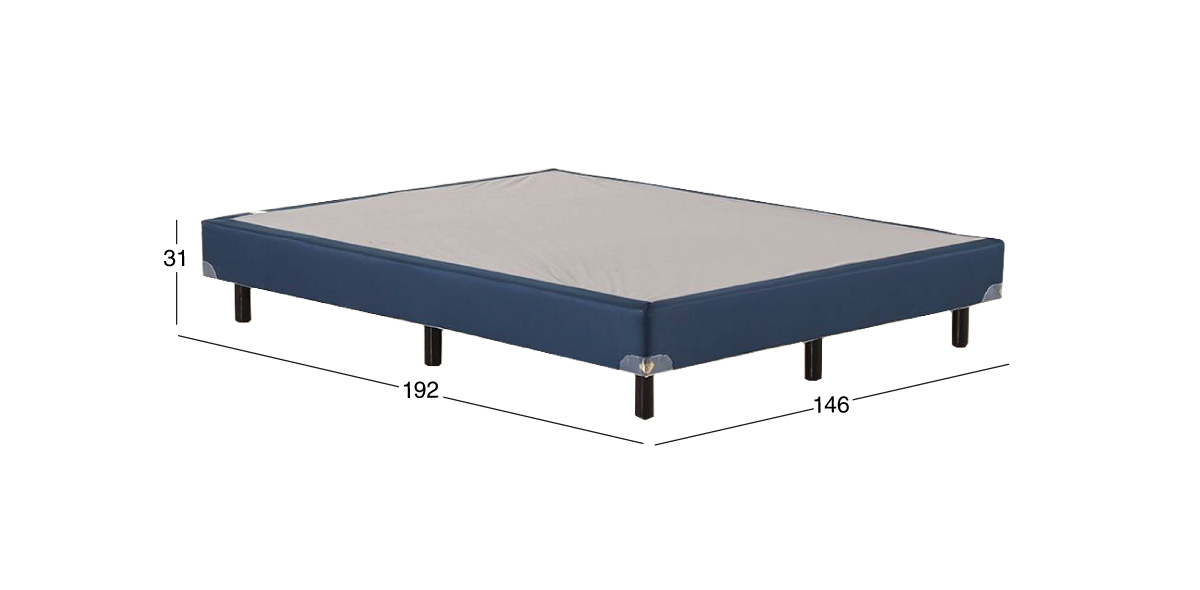 Box Spring Air Queen Size Anaheim Azul