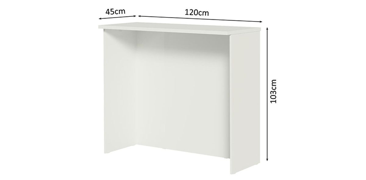Isla 120 cm Liam Blanco