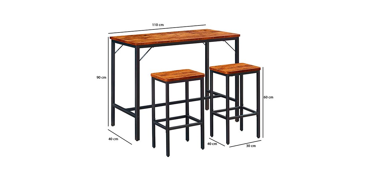 Isla Rectangular Zed Café
