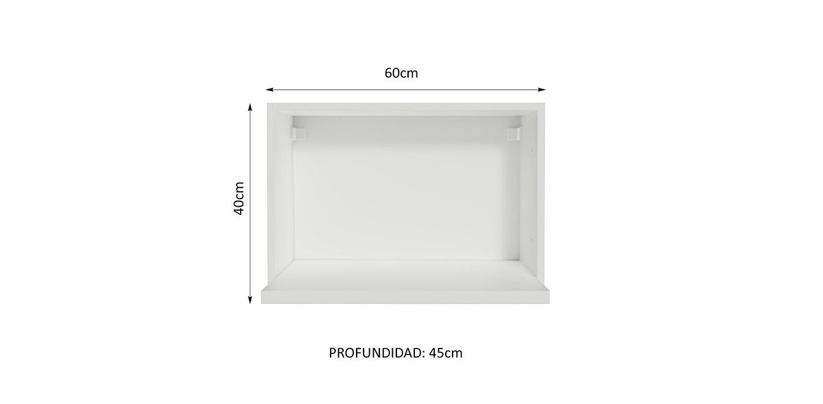 Módulo 60 cm Kaiser Blanco
