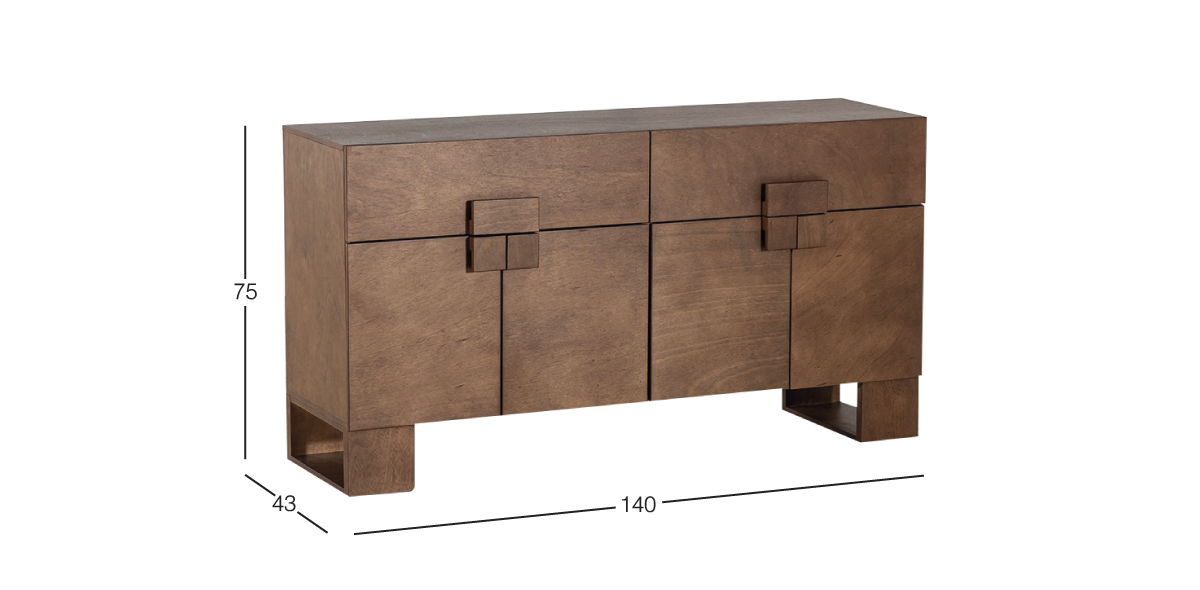 Aparador 140 cm Kansas Café
