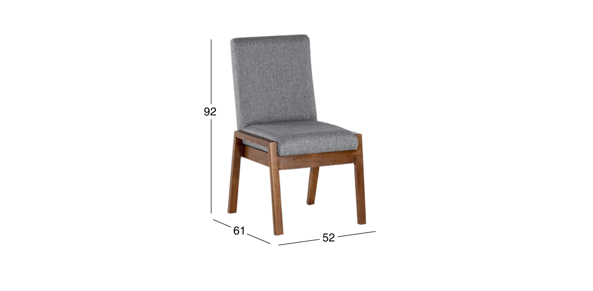 Silla Kansas Gris