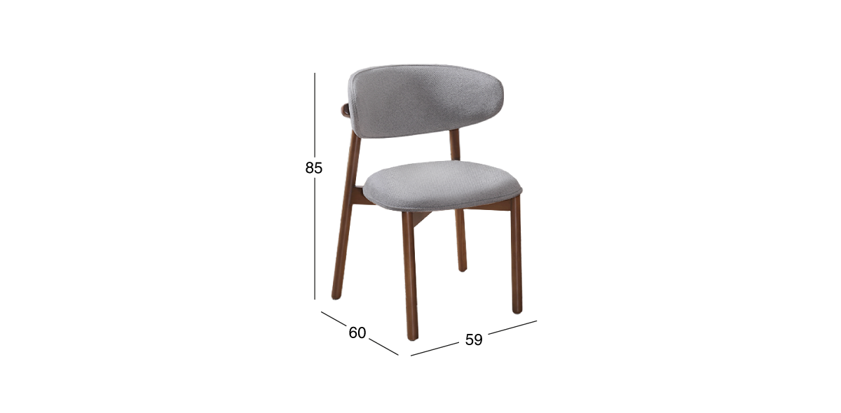 Silla Lynnea Gris