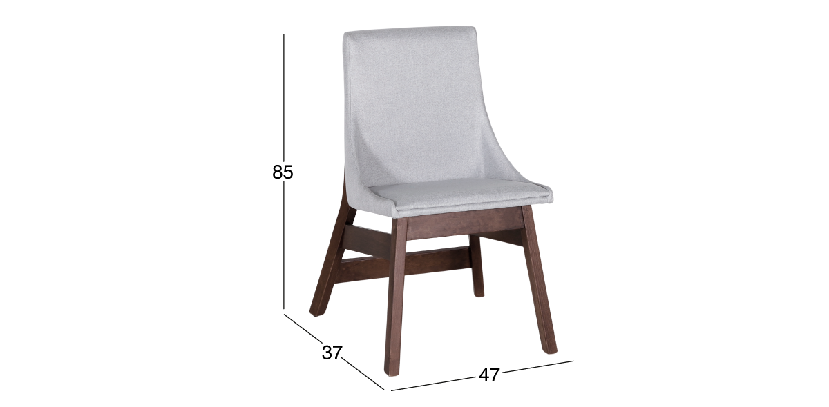 Silla Odette Gris