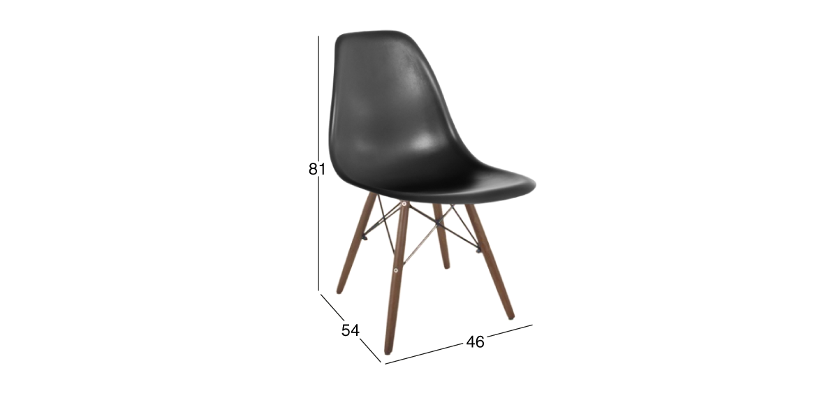 Silla Atlas Negro