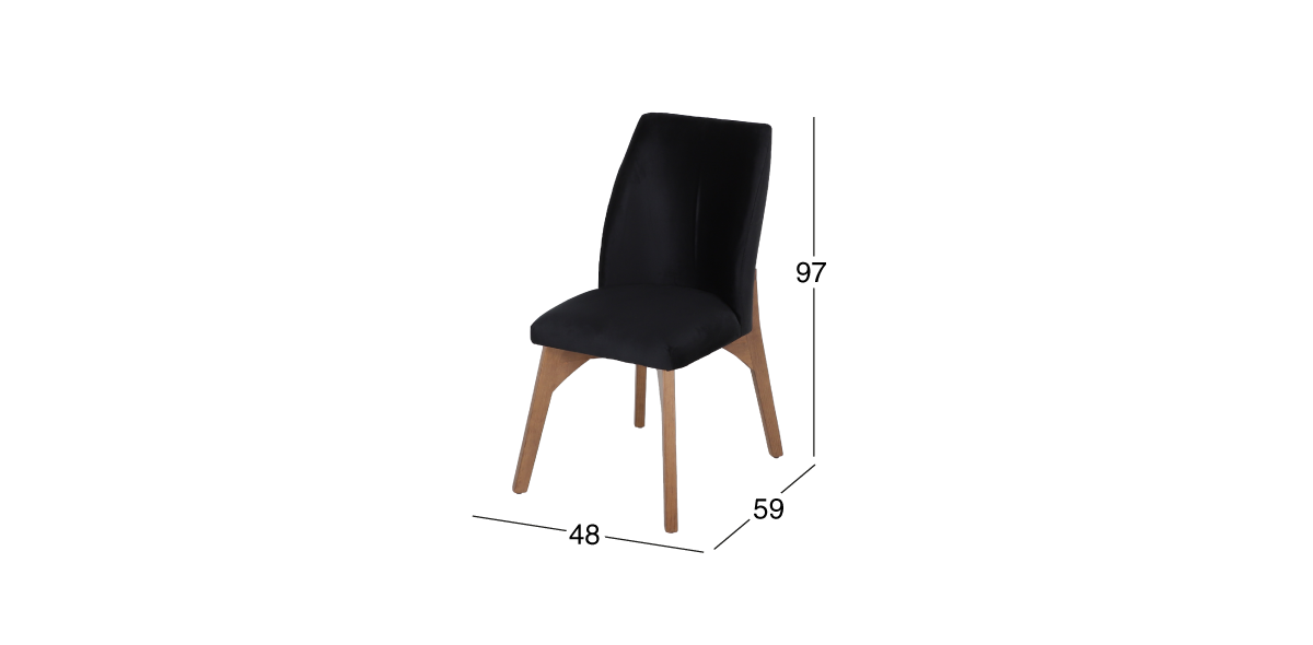 Silla Estocolmo Negro