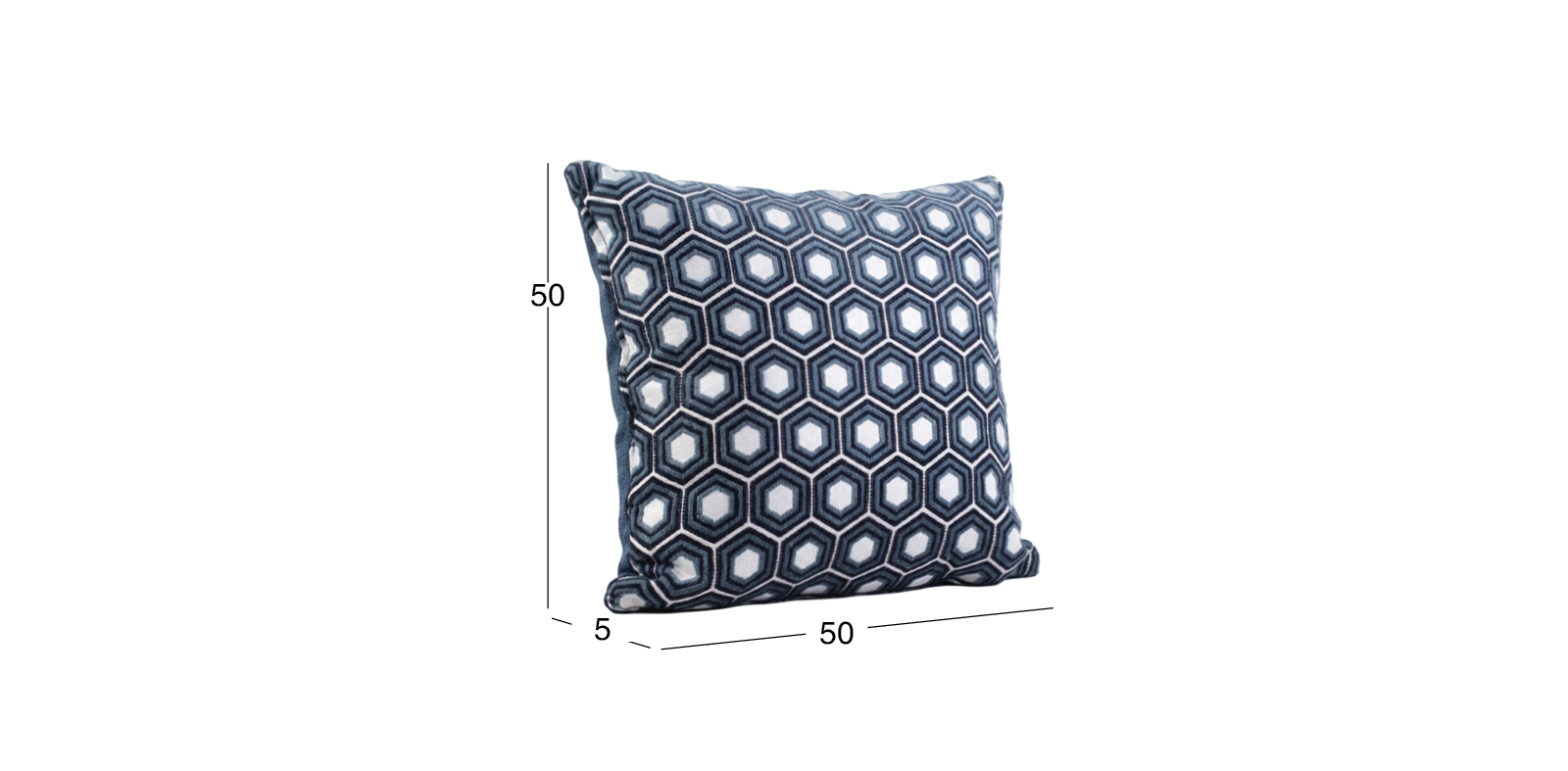 Cojín Decorativo 50 X 50 cm Orion Azul