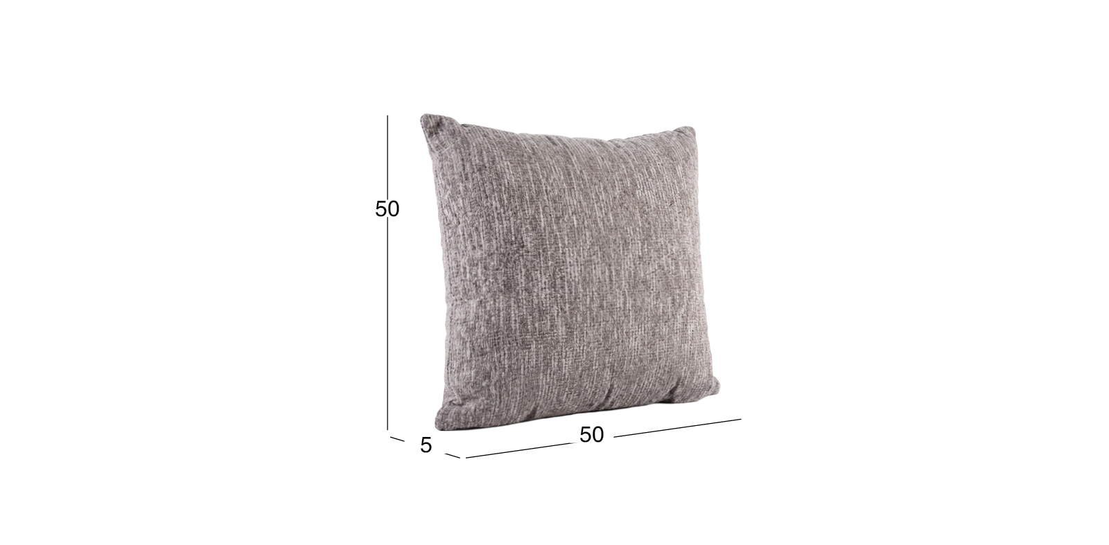 Cojín Decorativo 50 X 50 cm Cose Bone Gris