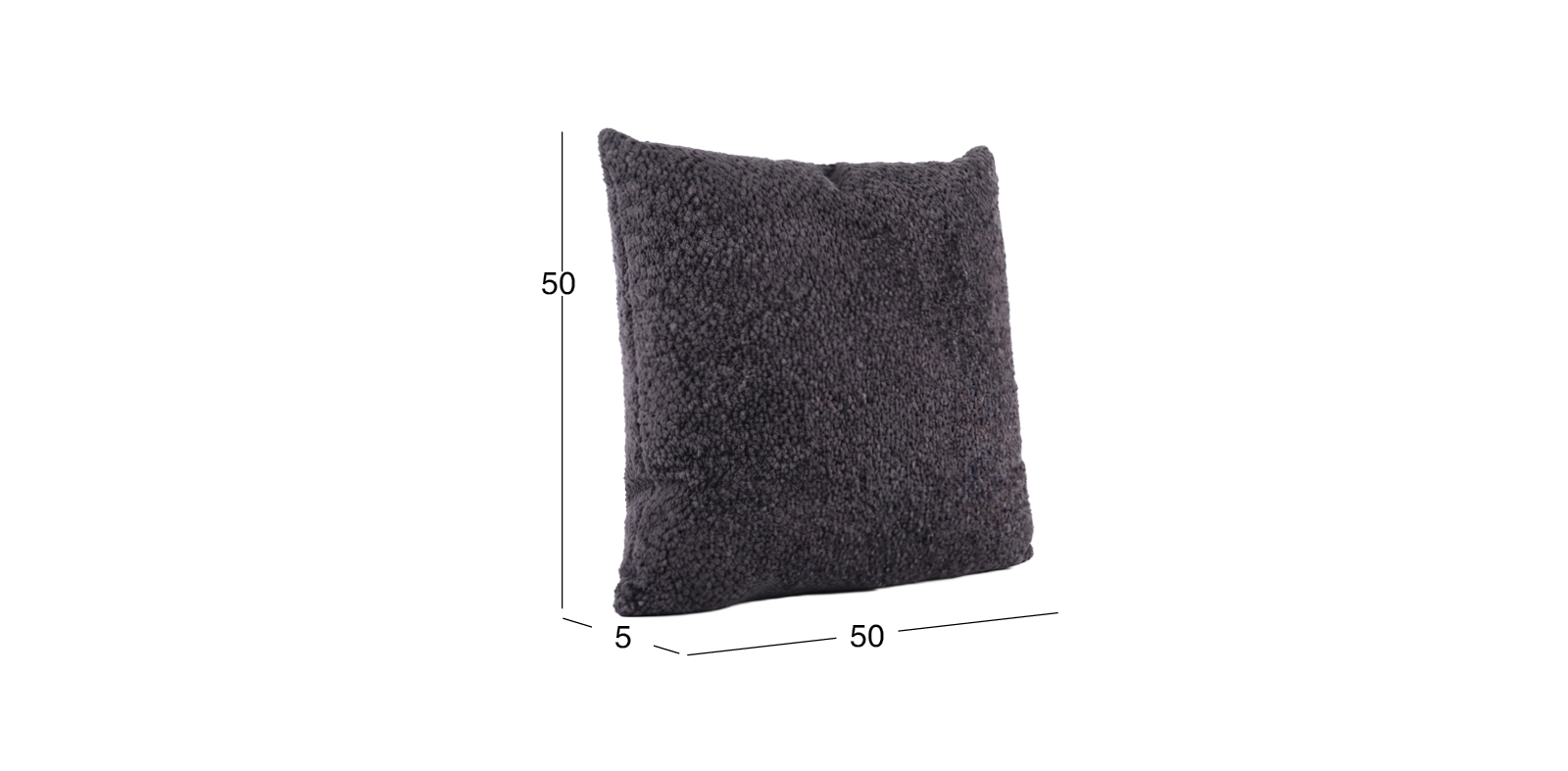 Cojín Decorativo 50 X 50 cm Glow Negro