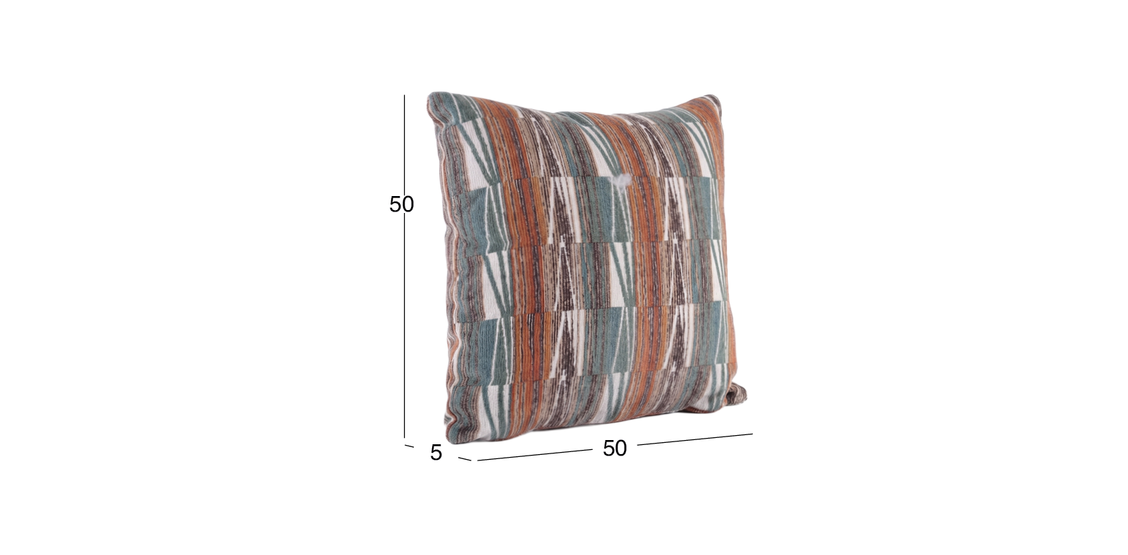 Cojín Decorativo 50 X 50 cm Acosta Sunset Rojo