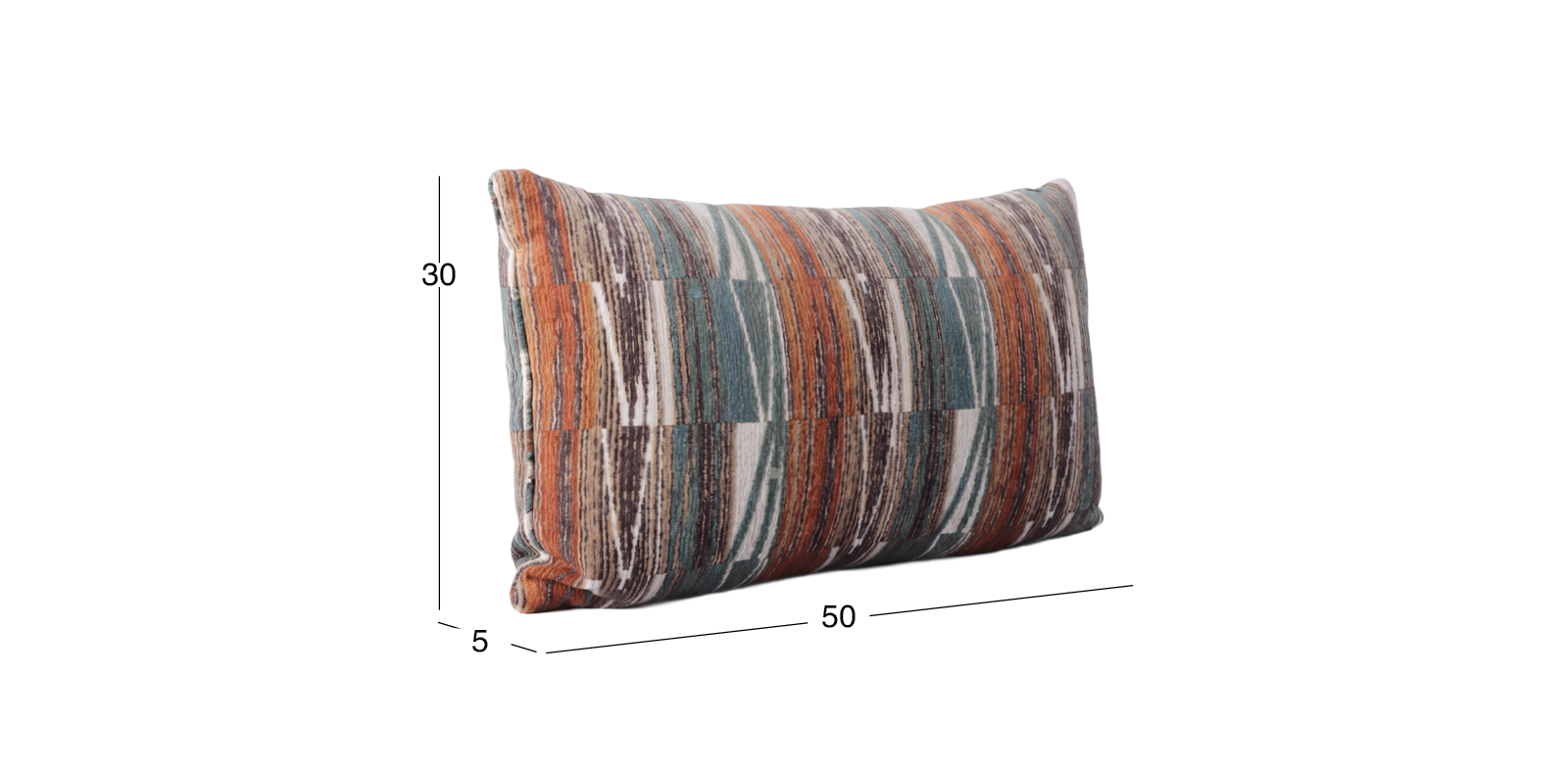 Cojín Decorativo 50 X 30 cm Acosta Sunset Rojo