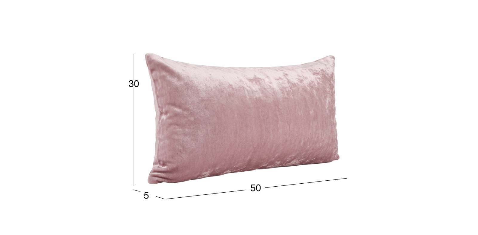 Cojín Decorativo 50 X 30 cm Corsica Rosa