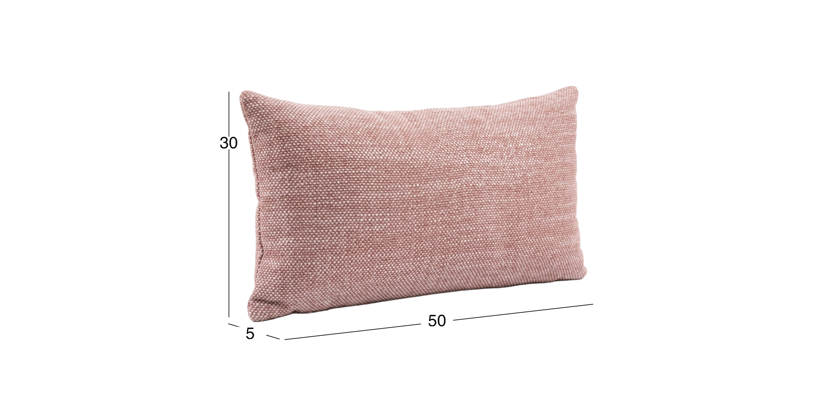 Cojín Decorativo 50 X 30 cm Oxford Baby Rosa