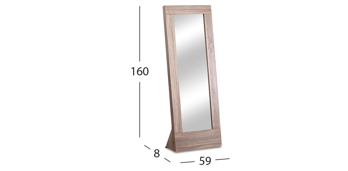 Espejo Decorativo Addam Beige