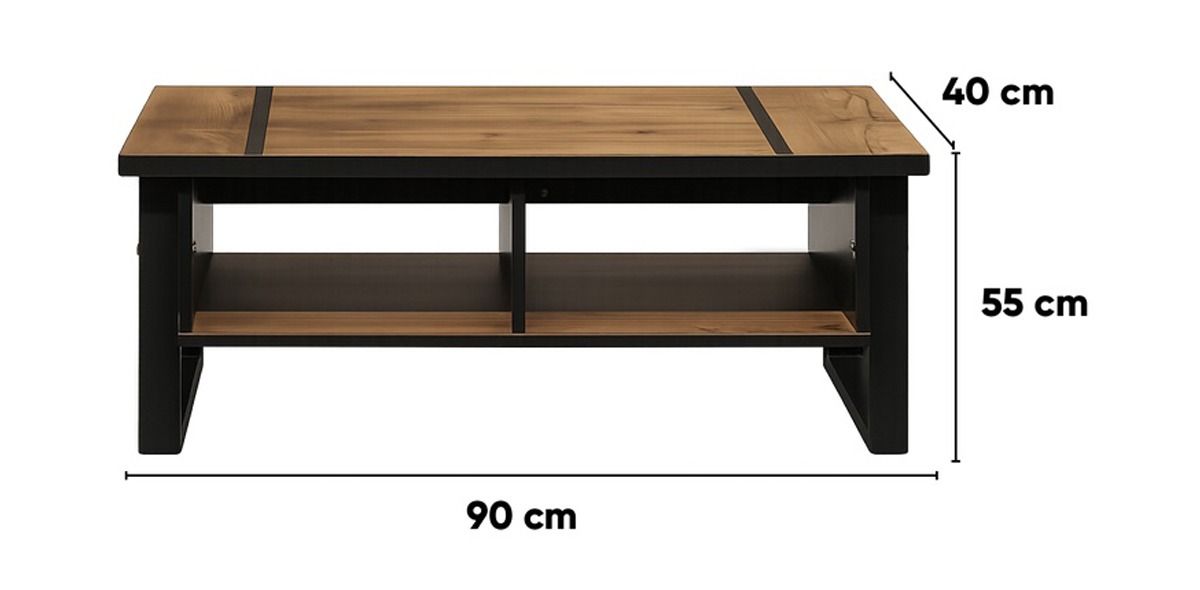Mesa de Centro Aravia Nogal