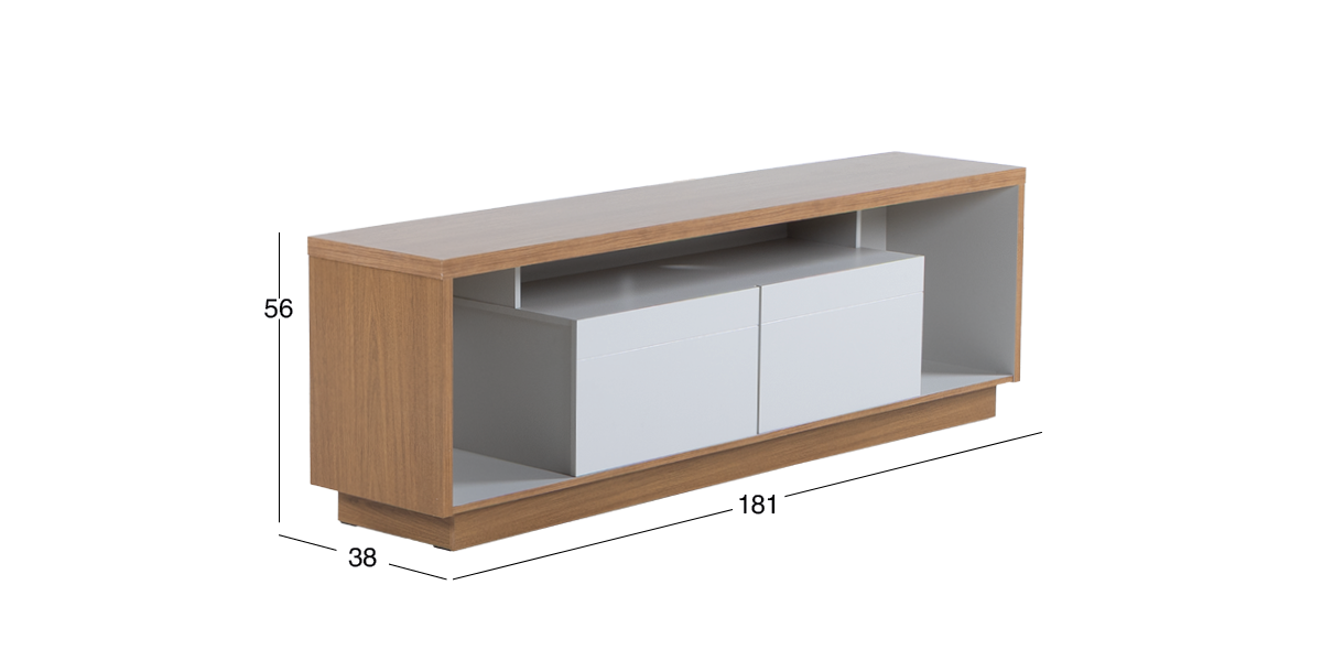 Mesa TV Cronos Blanco