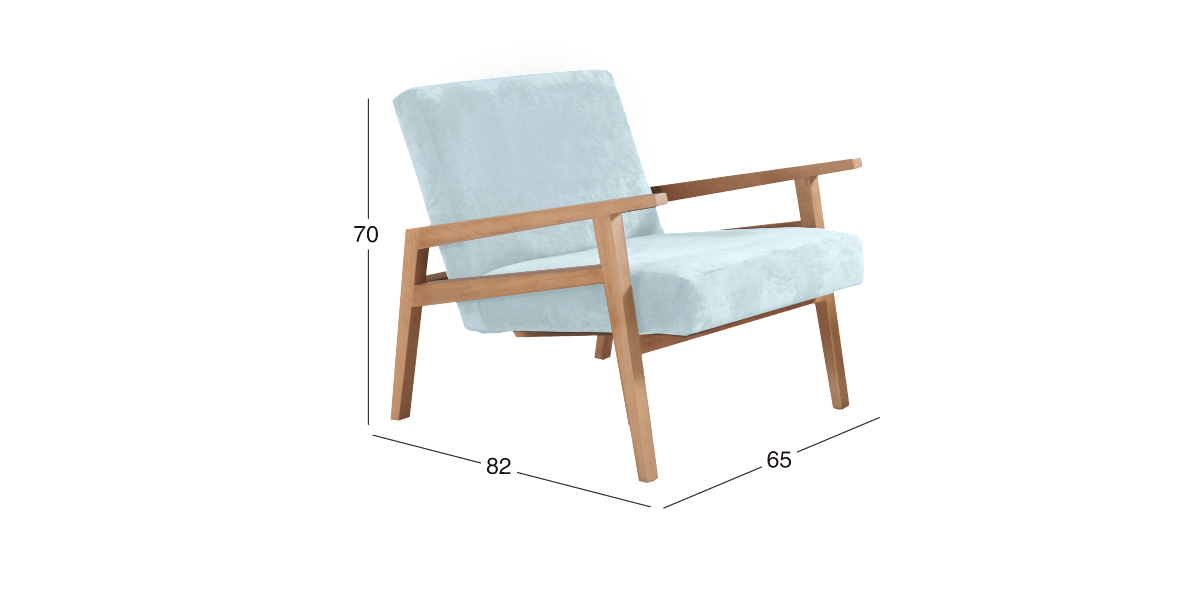 Sillón Briton Azul