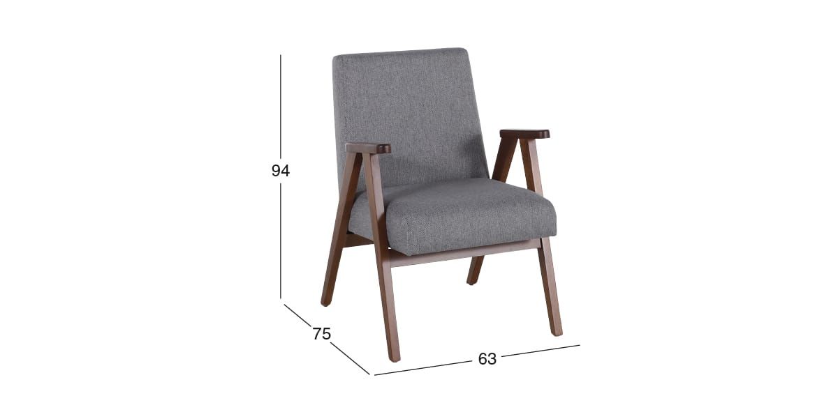 Sillón Ocasional Norton Gris