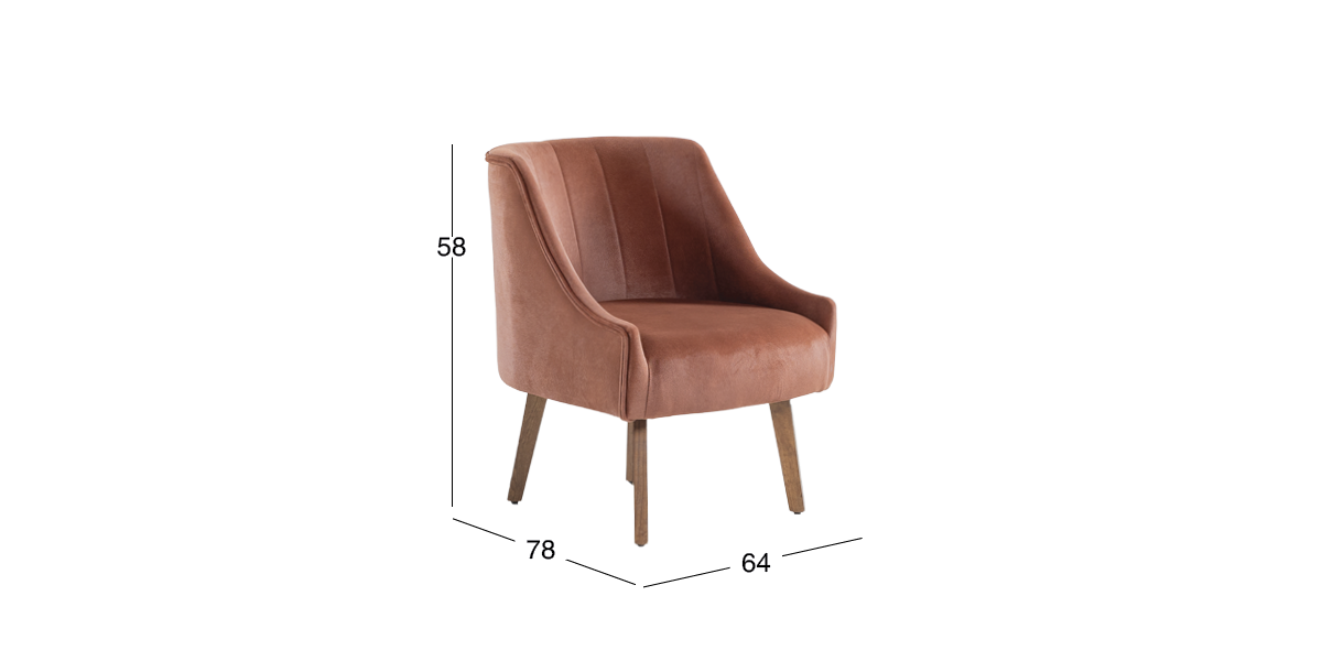 Sillón Crost Naranja