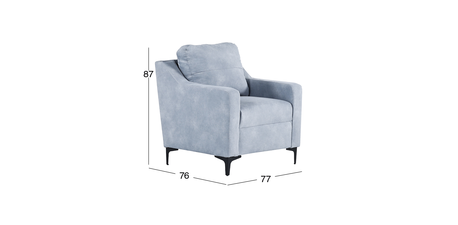 Sillón Ocasional Freddie Gris
