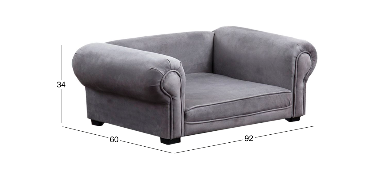 Cama para Mascota Lizza Gris Oxford