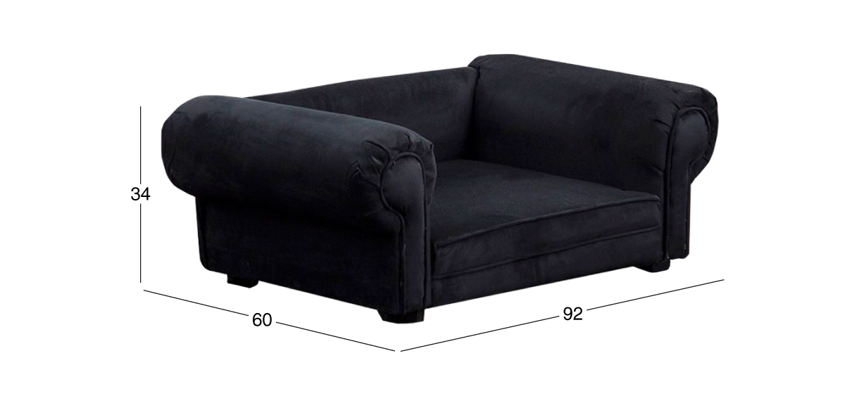 Cama para Mascota Lizza Negro