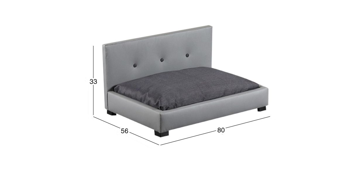 Cama para Mascota Frida Gris