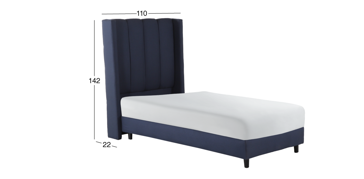 Cabecera Individual Sander Azul