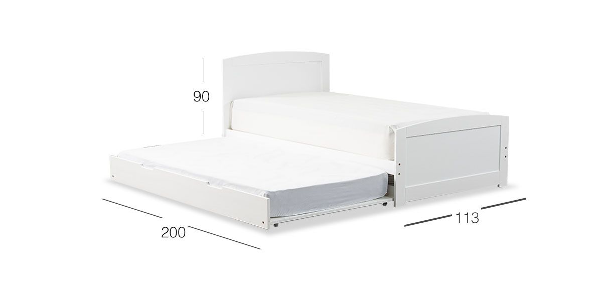 Cama Individual Tommy Blanco