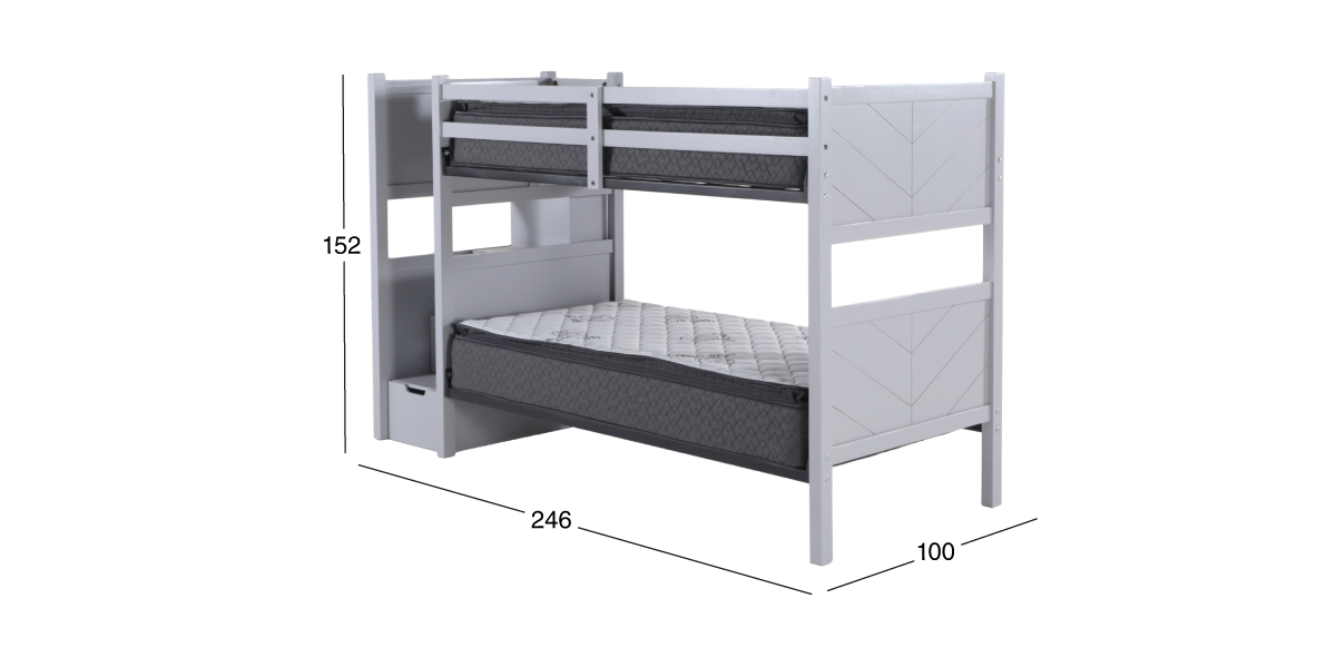 Litera Individual London Gris