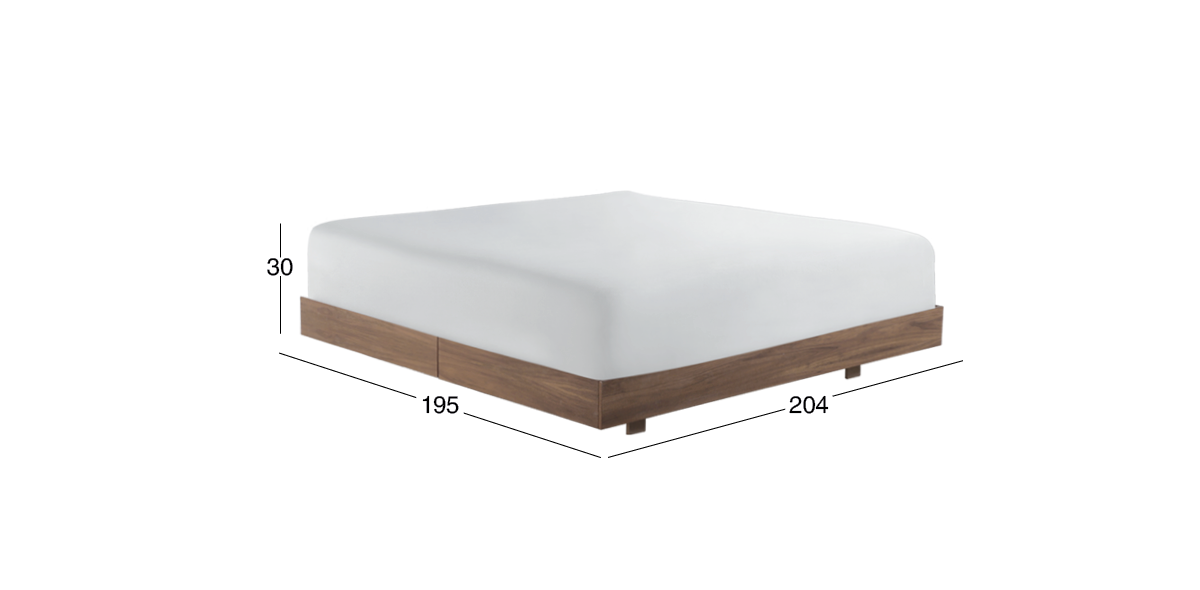 Base de Cama King Size Zeus Café