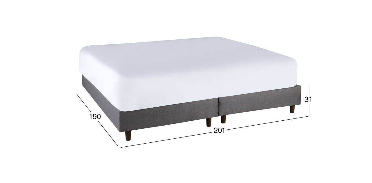 Base de Cama King Size Dreams Life Gris