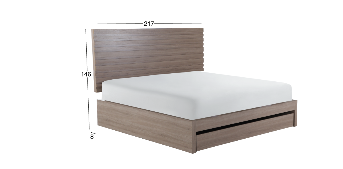 Cabecera King Size Lauren Café