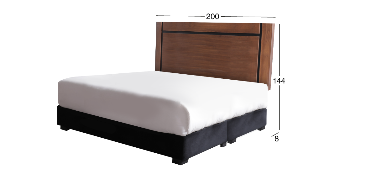 Cabecera King Size Vermont Café