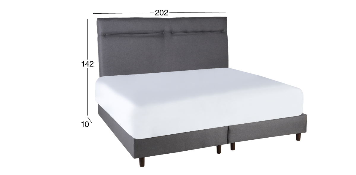 Cabecera King Size Dreams Life Gris