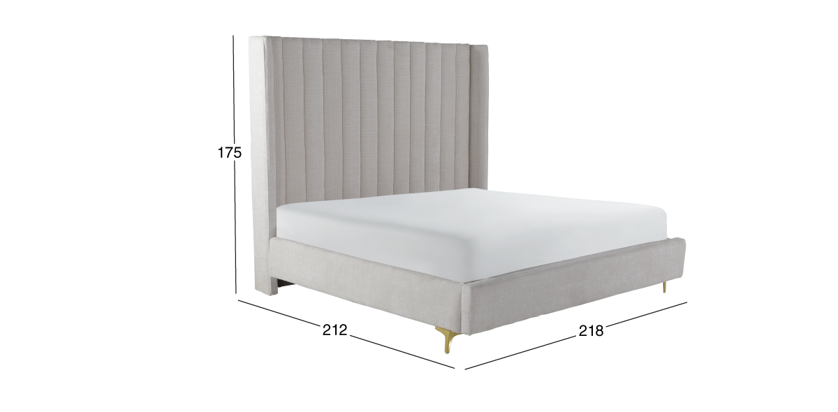 Cama King Size Casa Anahí Dome Blanco