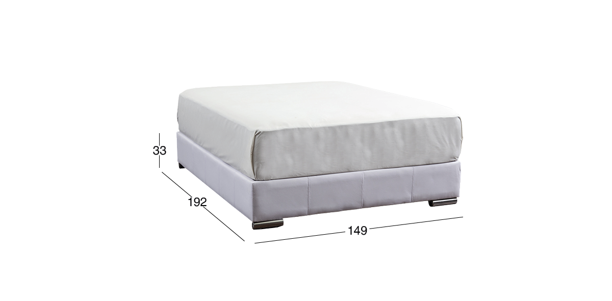 Base de Cama Queen Size Vielka Blanco