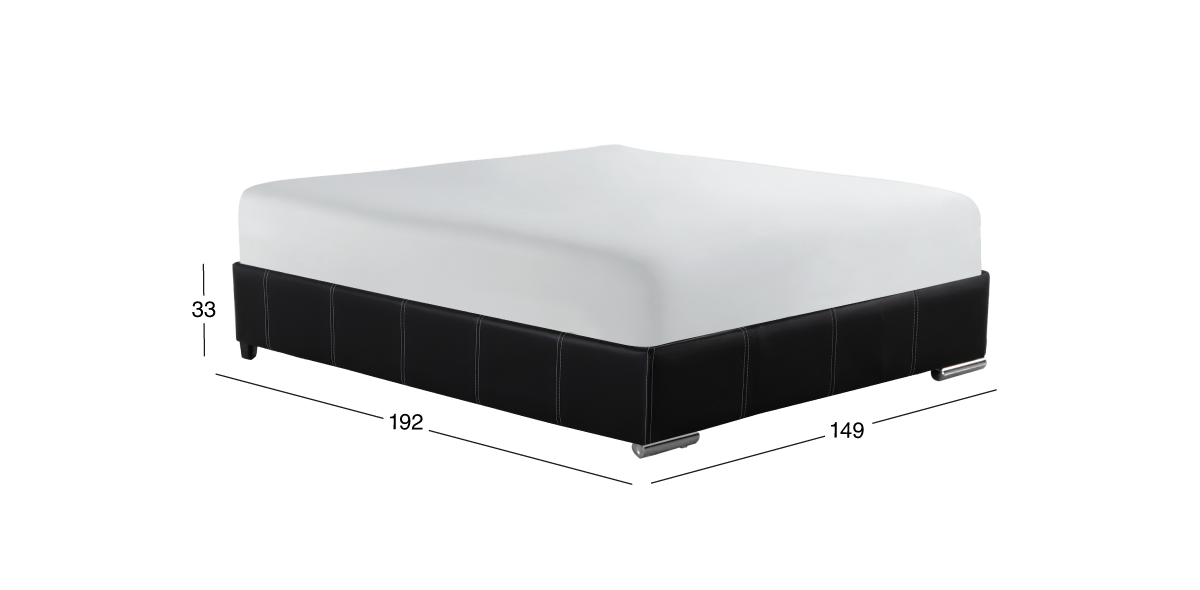 Base de Cama Queen Size Vielka Negro