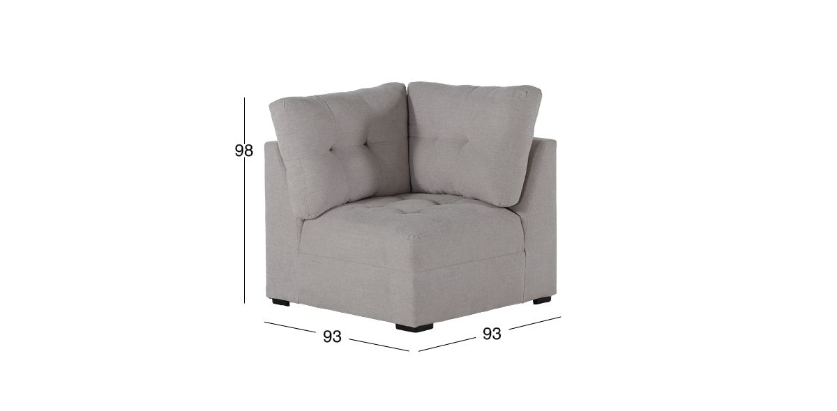 Sillón Esquinero Zonet Beige