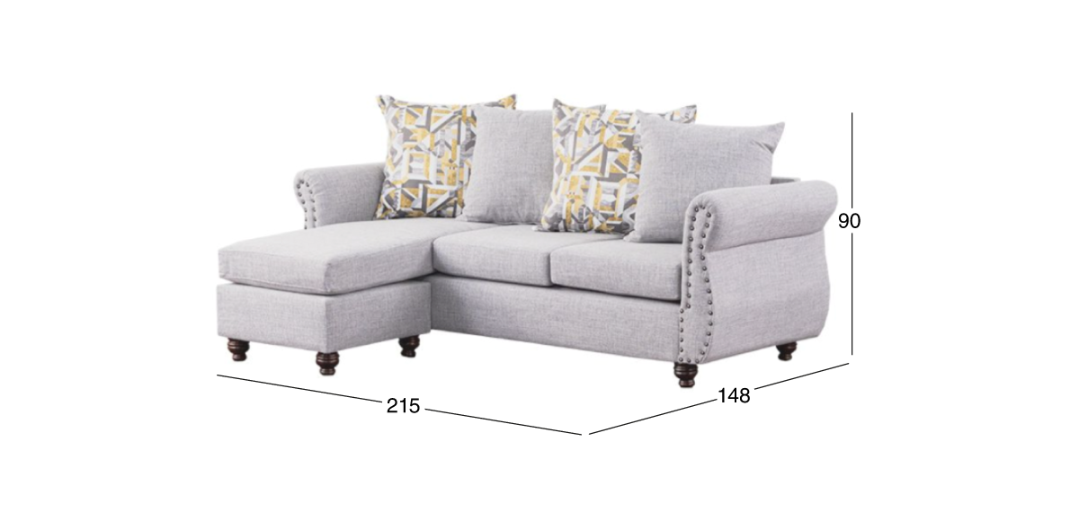 Sala Modular Jaqueline Gris