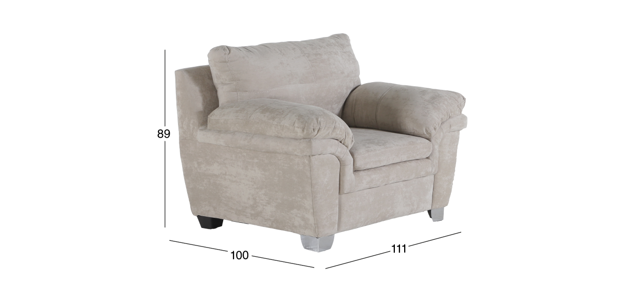 Sillón de Microfibra Tennessee Beige