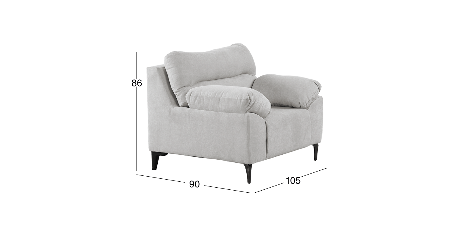 Sillón Linka Gris