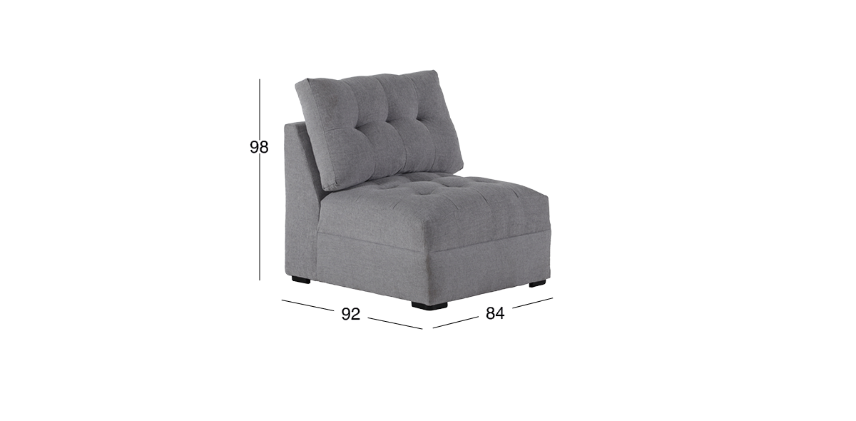 Sillón Zonet Gris
