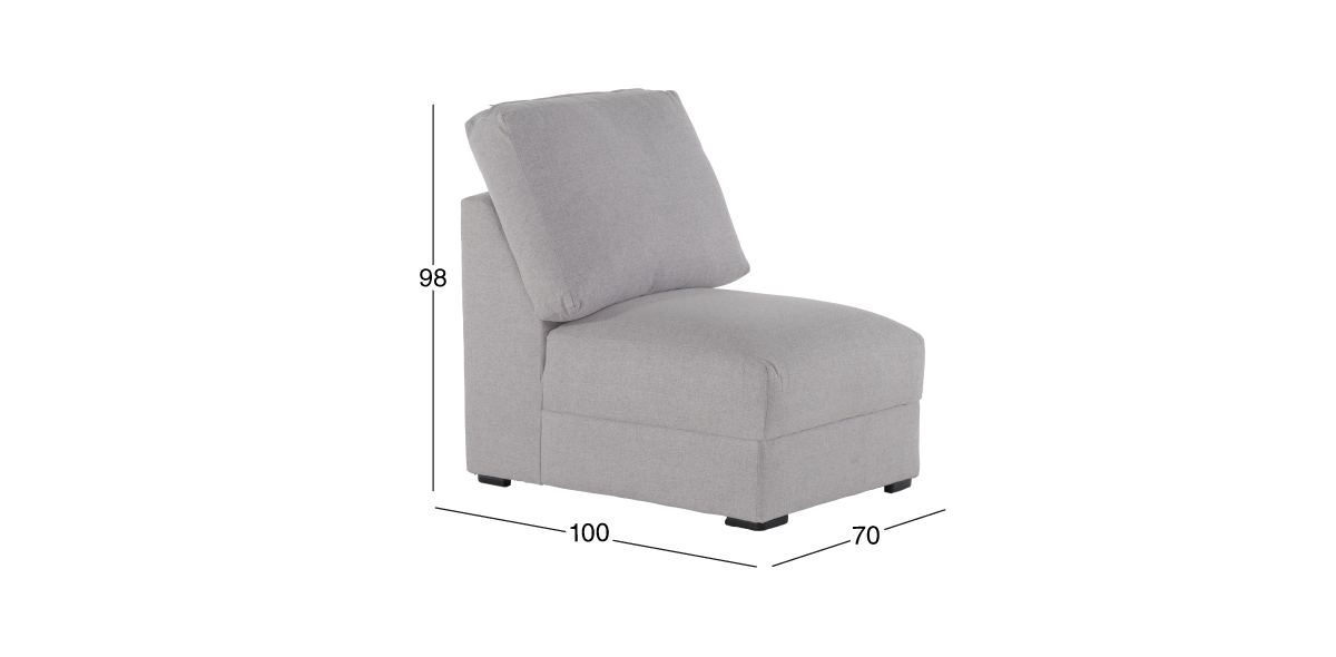 Sillón Amira Gris