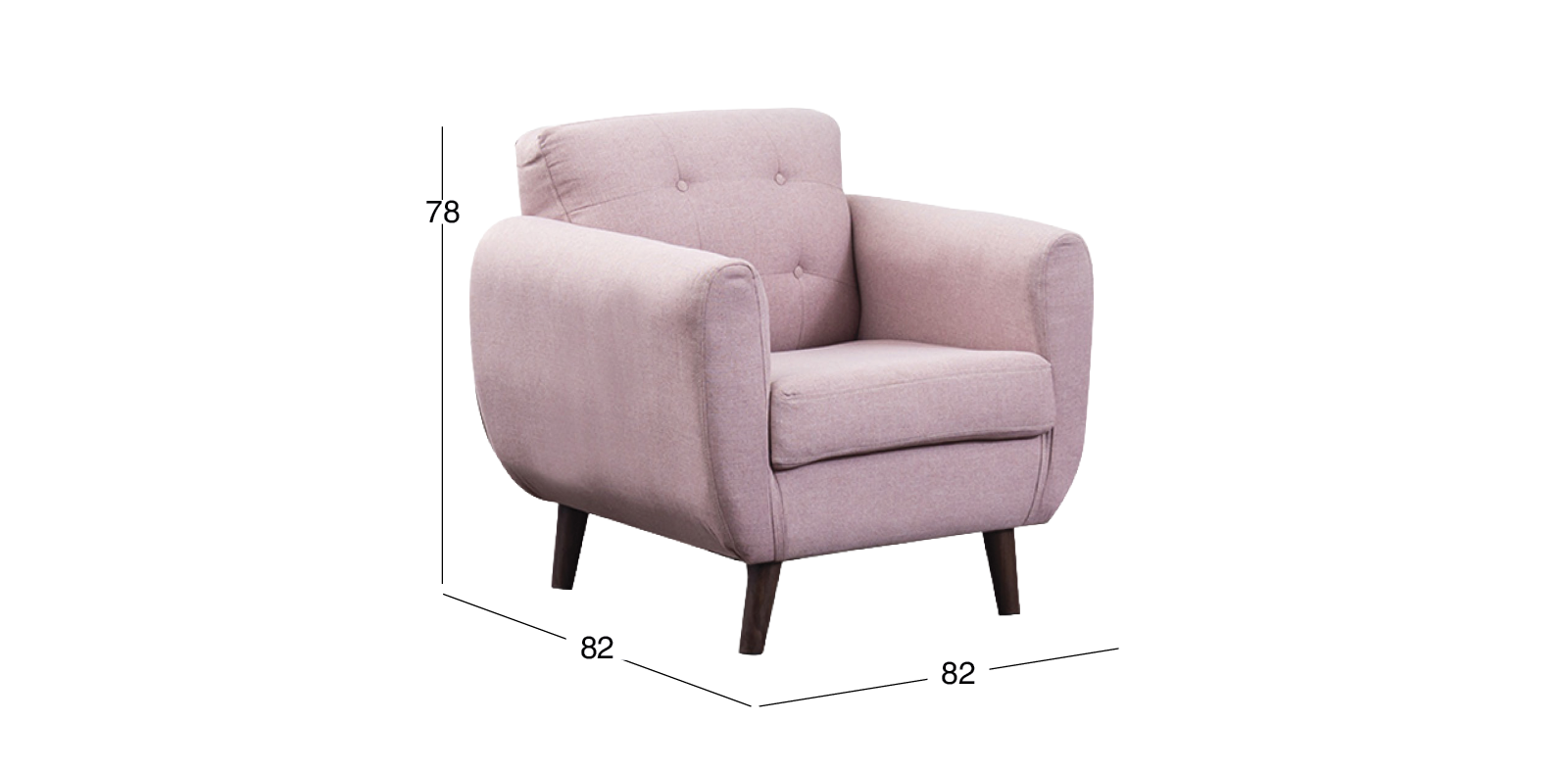 Sillón Monet Rosa