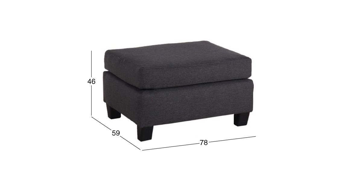 Taburete Louis Gris