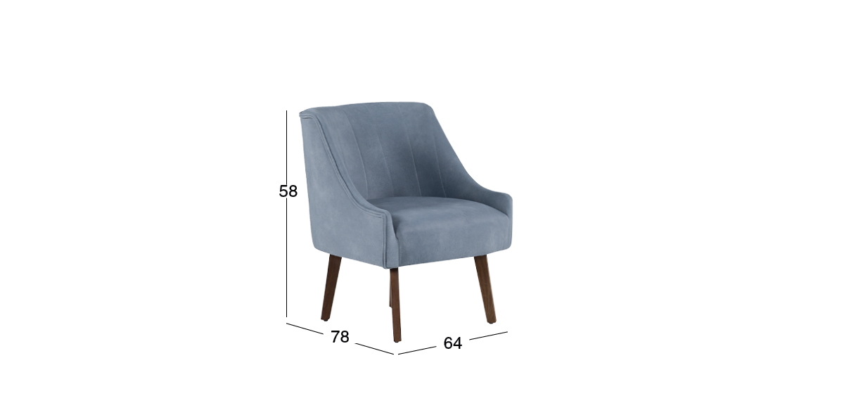 Juego de 2 Sillones Crost Gris