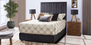 Cama Matrimonial Megan Negro