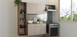 Cocina 180 cm Easy Beige