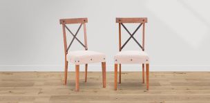 Juego de 2 Sillas Barret Beige